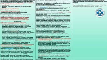 Перечень основных требований к оказанию государственной услуги "Выдача ветеринарной справки"